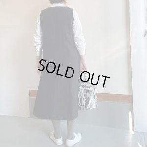 画像2: 【オーダー】Aラインジャンパースカート (2)