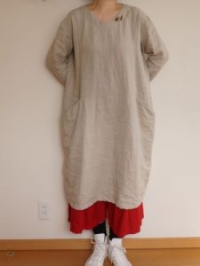 画像6: シームポケットワンピ (6)