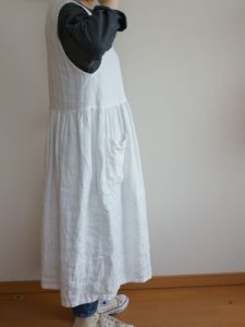 画像5: ギャザーノースリーブワンピ (5)