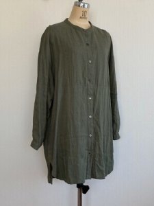 画像2: 切替チュニックシャツ (2)