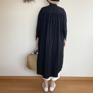 画像8: ロングシャツワンピース (8)