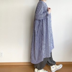 画像10: ロングシャツワンピース (10)