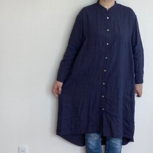 画像14: ロングシャツワンピース (14)