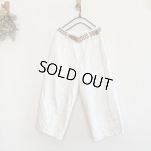 画像1: 【OUTLET】ワイドクロップドパンツ (1)