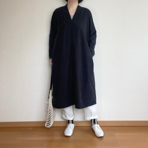 画像12: Vスタンドカラーワンピ (12)