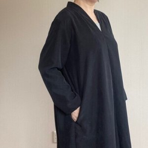 画像14: Vスタンドカラーワンピ (14)