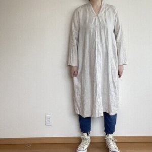 画像10: Vスタンドカラーワンピ (10)