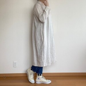 画像9: Vスタンドカラーワンピ (9)