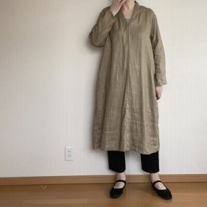 画像6: Vスタンドカラーワンピ (6)