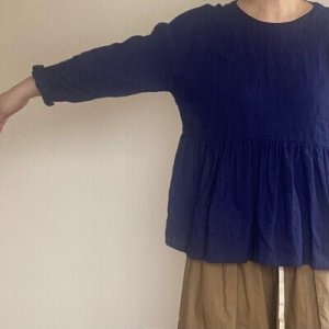 画像13: ウエストギャザーブラウス (13)