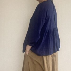 画像14: ウエストギャザーブラウス (14)