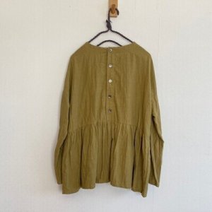 画像2: ウエストギャザーブラウス (2)