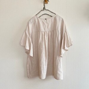 画像4: ラッフル袖ブラウス (4)