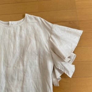 画像14: ラッフル袖ブラウス (14)