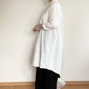 画像9: スタンドカラーロングシャツ (9)