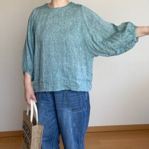 画像18: 切替ドルマンブラウス (18)