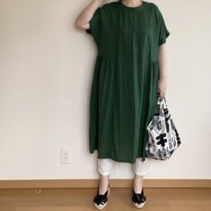画像5: サイドギャザーワンピース (5)