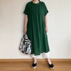 画像6: サイドギャザーワンピース (6)