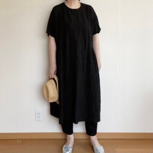 画像9: サイドギャザーワンピース (9)