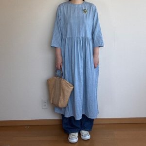 画像30: ウエストギャザーワンピース (30)