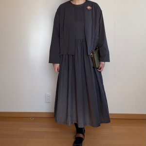 画像11: ウエストギャザーワンピース (11)