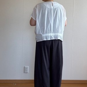 画像9: ギャザードルマンブラウス (9)