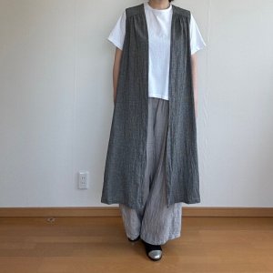 画像22: ギャザーロングジレ (22)