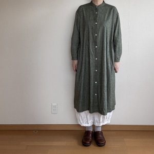 画像5: 後ギャザーシャツワンピ (5)