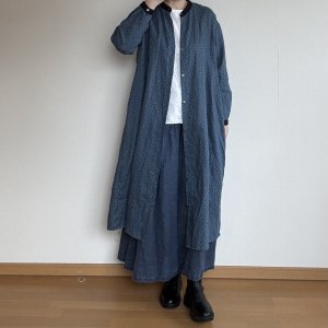 画像12: 後ギャザーシャツワンピ (12)