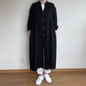 画像13: 後ギャザーシャツワンピ (13)