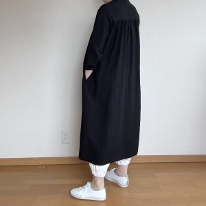 画像14: 後ギャザーシャツワンピ (14)