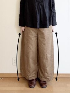 画像17: 丈が選べるカーブパンツ (17)