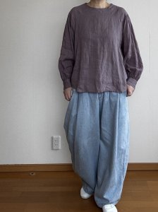 画像4: ラグランパフブラウス (4)