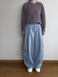 画像6: ラグランパフブラウス (6)