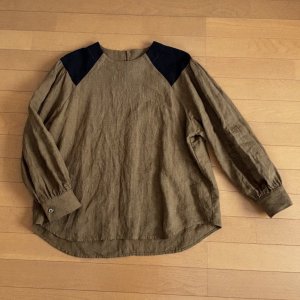 画像3: ラグランパフブラウス (3)