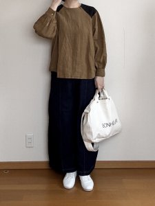 画像8: ラグランパフブラウス (8)