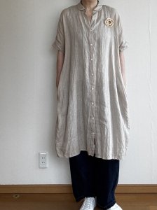 画像9: ロング＆ショートドルマンシャツ (9)