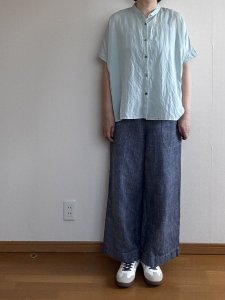 画像21: ロング＆ショートドルマンシャツ (21)