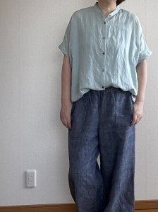 画像25: ロング＆ショートドルマンシャツ (25)