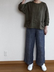 画像21: 袖口タックブラウス (21)