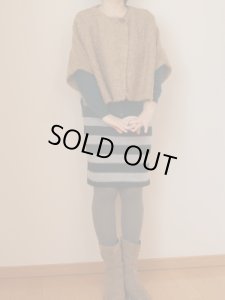 画像4: ２レングスニットポンチョ (4)