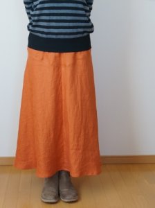 画像3: マキシフレアースカート (3)