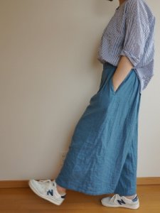 画像16: タックワイドパンツ (16)