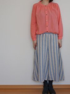 画像7: フロントギャザーブラウス (7)