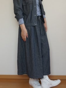 画像10: タックワイドパンツ (10)