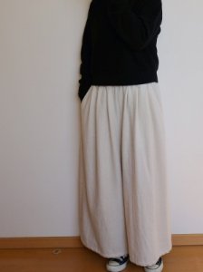 画像8: タックワイドパンツ (8)