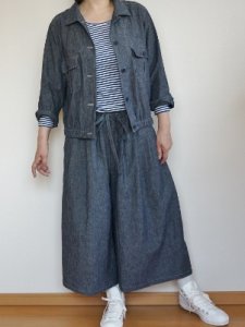 画像9: タックワイドパンツ (9)