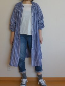 画像16: ラグランシャツワンピ (16)