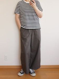 画像6: ストレートワイドパンツ (6)