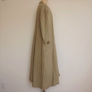 画像4: フレアシャツワンピ (4)